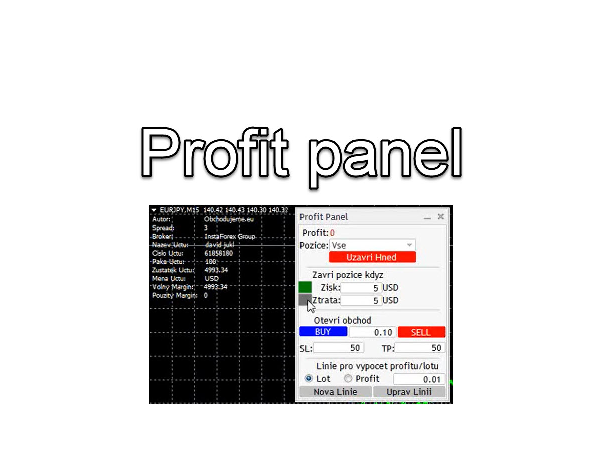 Profit Panel Money management AOS nahled